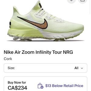 Men’s Golf: Nike Air Zoom Infiinity Tour NRG Cork